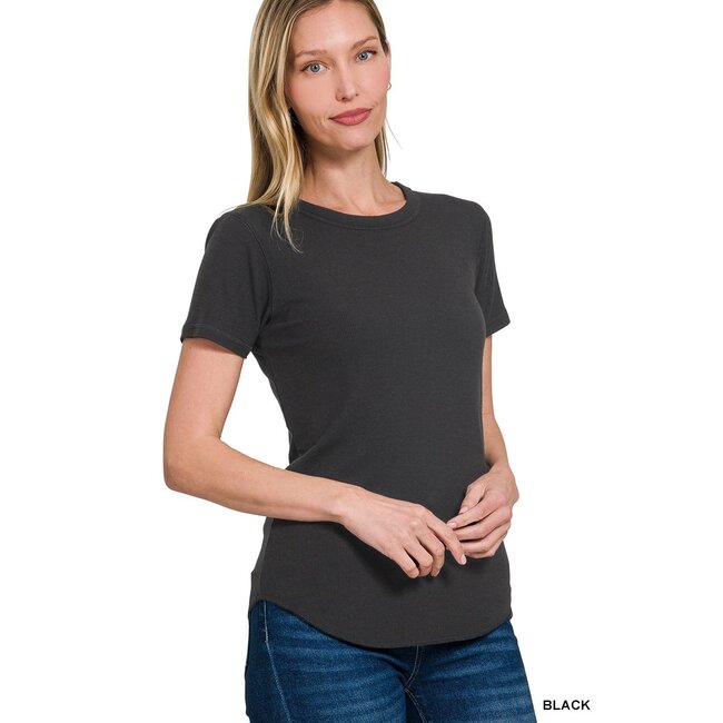 Essential Ribbed Tee
