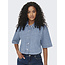 Veda Crop Denim Shirt