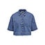 Veda Crop Denim Shirt