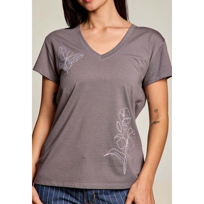 Flora Vneck