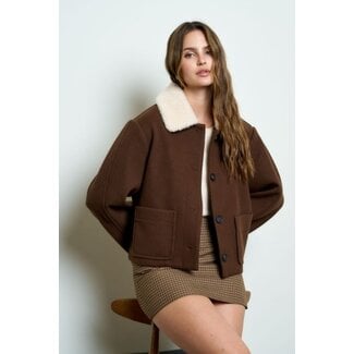 Sherpa Collar Coat