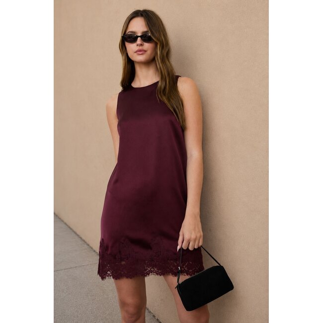 Wine Shift Dress