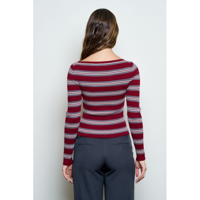 Maple Stripe Knit
