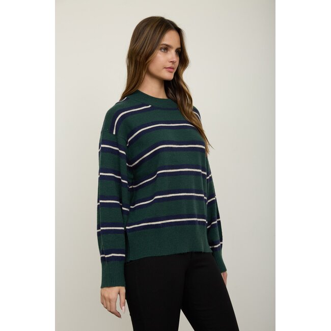 Crimson Stripe Knit