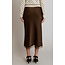 Chocolate Satin Skirt
