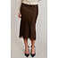 Chocolate Satin Skirt