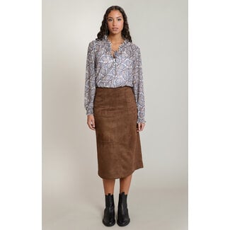 Caramel Pencil Skirt