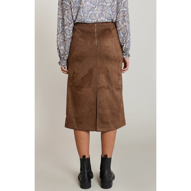 Caramel Pencil Skirt