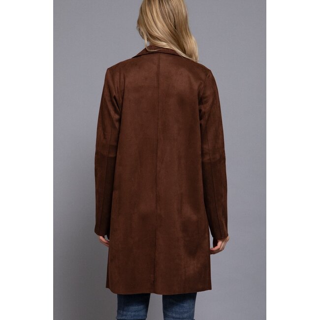 Stevie Faux Suede Jacket