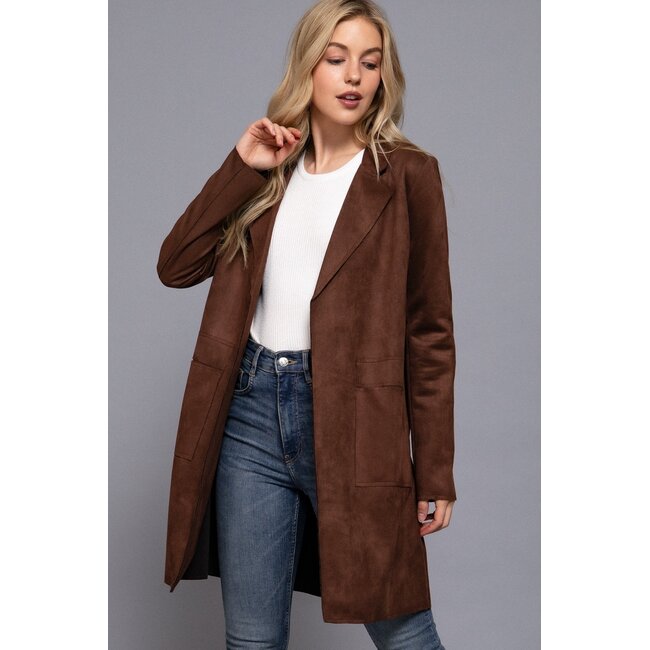 Stevie Faux Suede Jacket