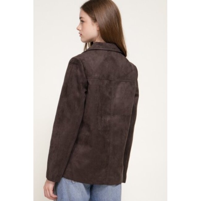Auburn Faux Suede Jacket