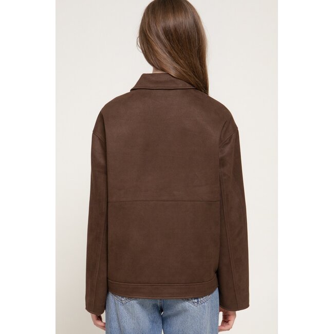 Willa Faux Suede Jacket
