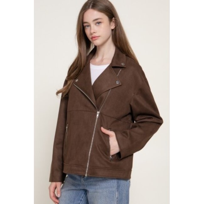 Willa Faux Suede Jacket