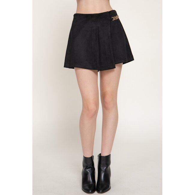 Embry Faux Suede Skort