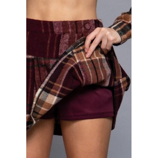 Maple Plaid Skirt