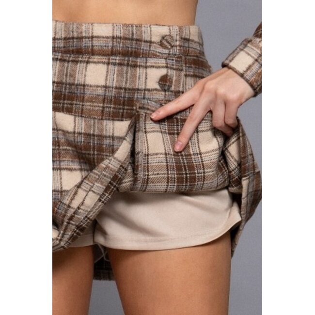 Maple Plaid Skirt