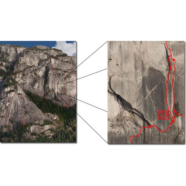 50 Classic Squamish Climbs Poster