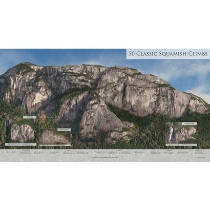 50 Classic Squamish Climbs Poster