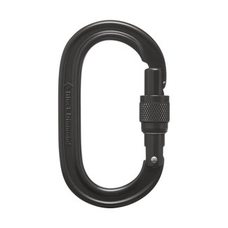 Black Diamond Oval Keylock Screwgate Carabiner