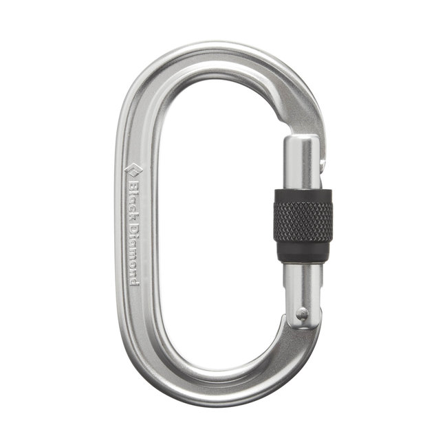Black Diamond Oval Keylock Screwgate Carabiner