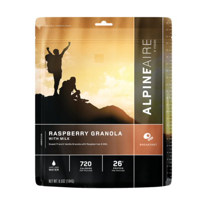 AlpineAire Foods Raspberry Granola with Milk
