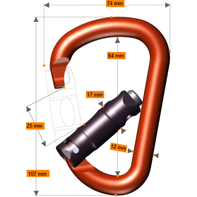 Rock Exotica Pirate Screw-Lock