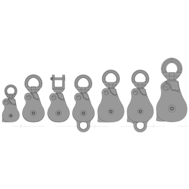 Rock Exotica Omni-Block Single Sheave Swivel Pulley