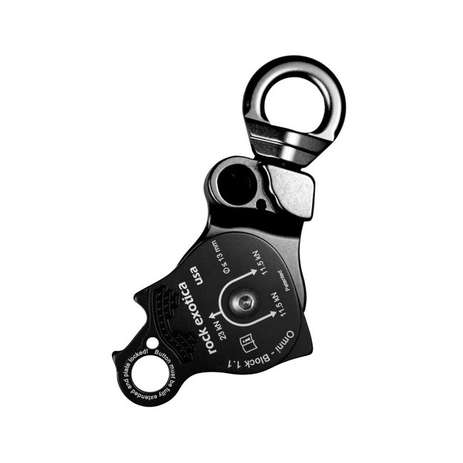 Rock Exotica Omni-Block Single Sheave Swivel Pulley