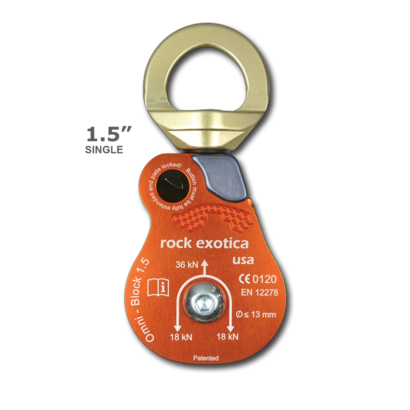 Rock Exotica Omni-Block Single Sheave Swivel Pulley
