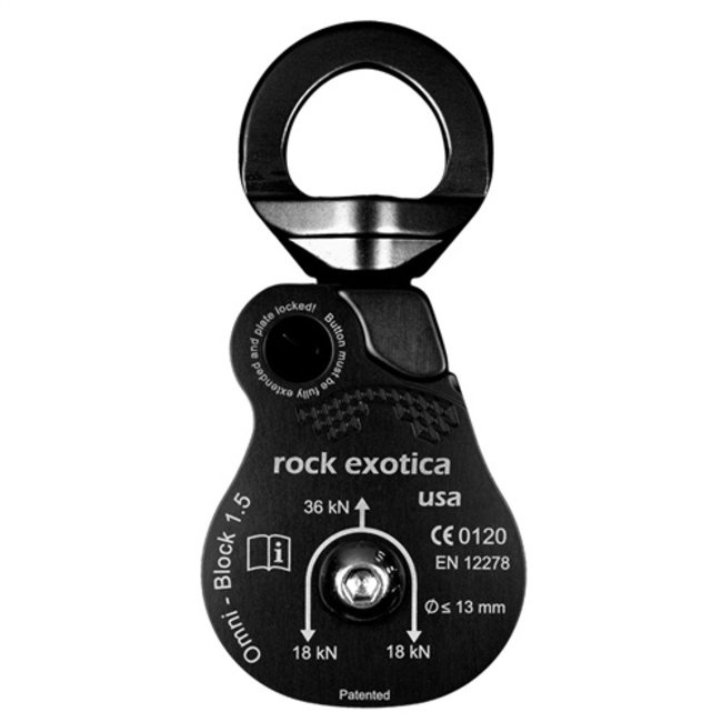 Rock Exotica Omni-Block Single Sheave Swivel Pulley