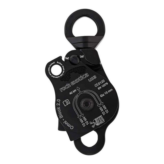 Rock Exotica Omni-Block Double Sheave Swivel Pulley