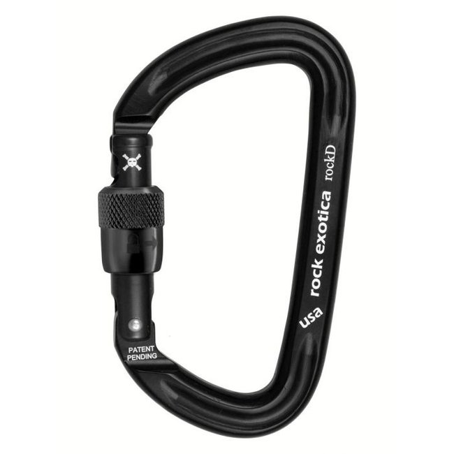 Rock Exotica Rock D Screw-Lock Carabiner