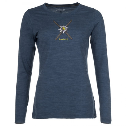 Smartwool Women's Merino Sport 150 Powder Flower LS Tee