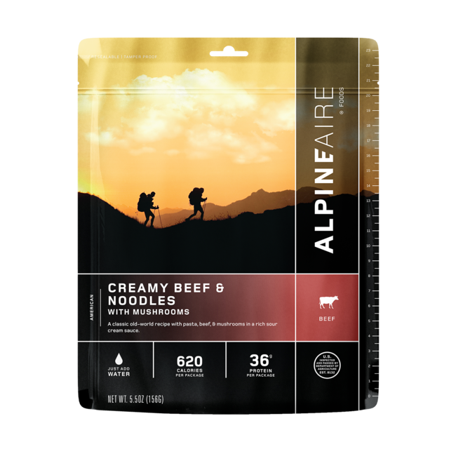 AlpineAire Foods Creamy Beef & Noodles with Mushrooms