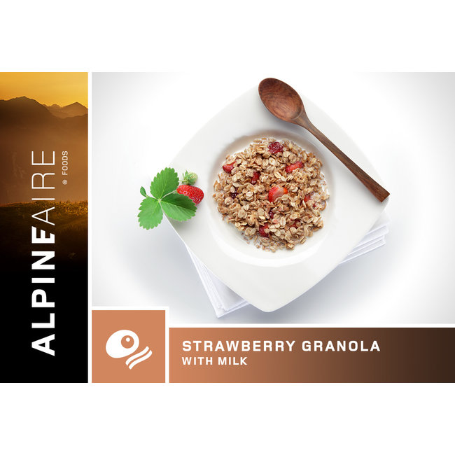 AlpineAire Foods Strawberry Granola with Milk