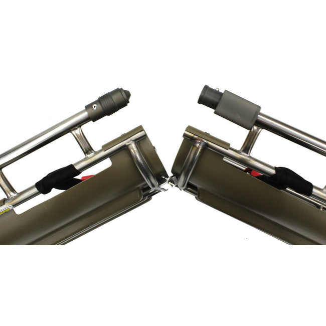 Traverse Rescue Spartan Split Basket Stainless Steel Stretcher (2 Piece)