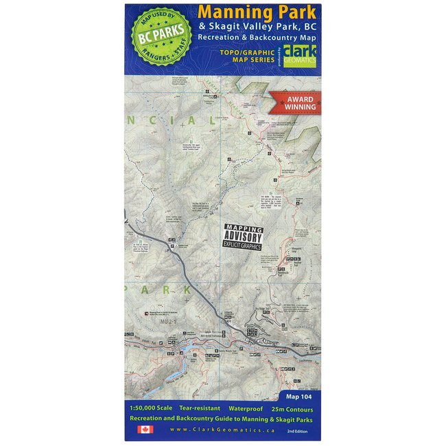 Clark Geomatics Manning/Skagit Park Map 2nd Edition