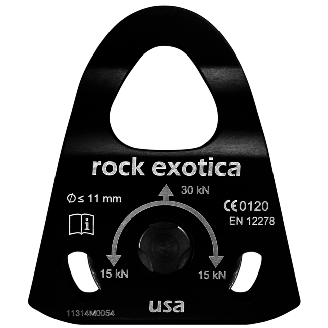 Rock Exotica Mini Machined Pulley 1.1" - Single Sheave