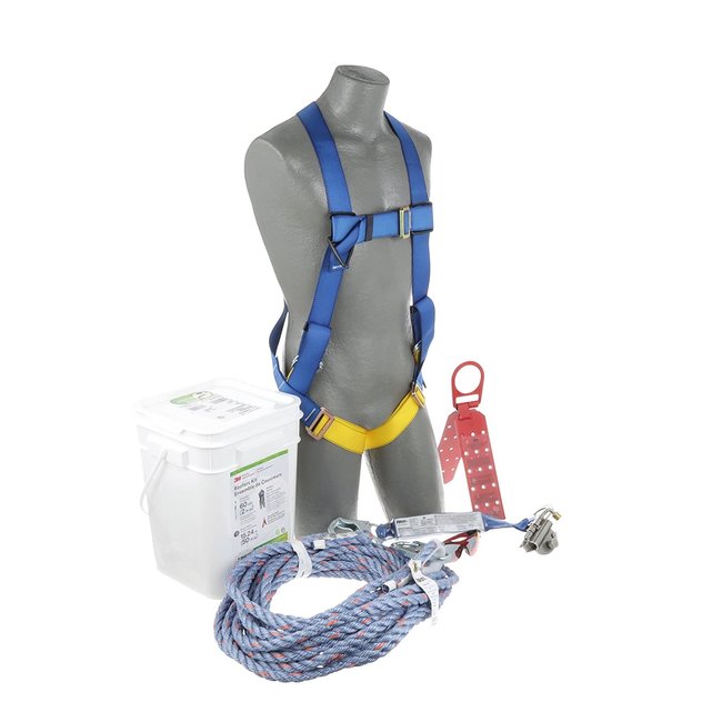 3M Roofer's Fall Protection Kit with 50ft Rope