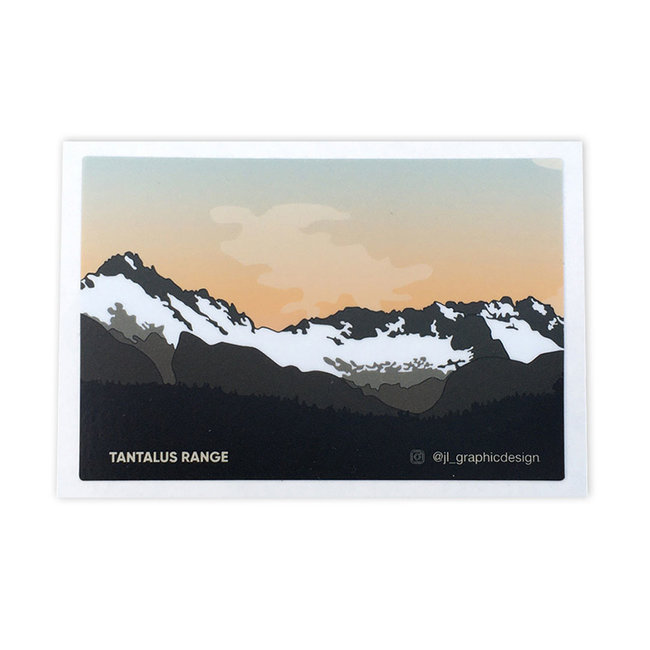 Jade Littlewood Design Tantalus Range Sticker