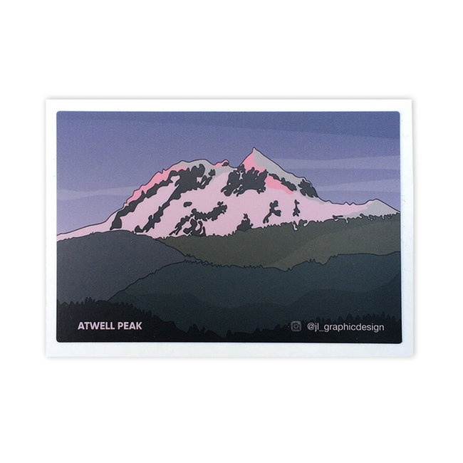 Jade Littlewood Design Atwell Peak Sticker