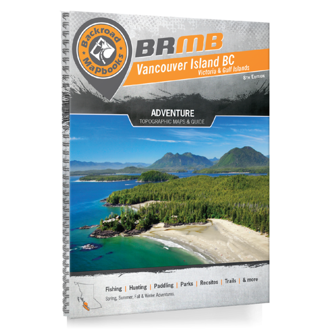 Backroad Mapbooks Vancouver Island BC - Victoria & Gulf Islands - 9th Edition