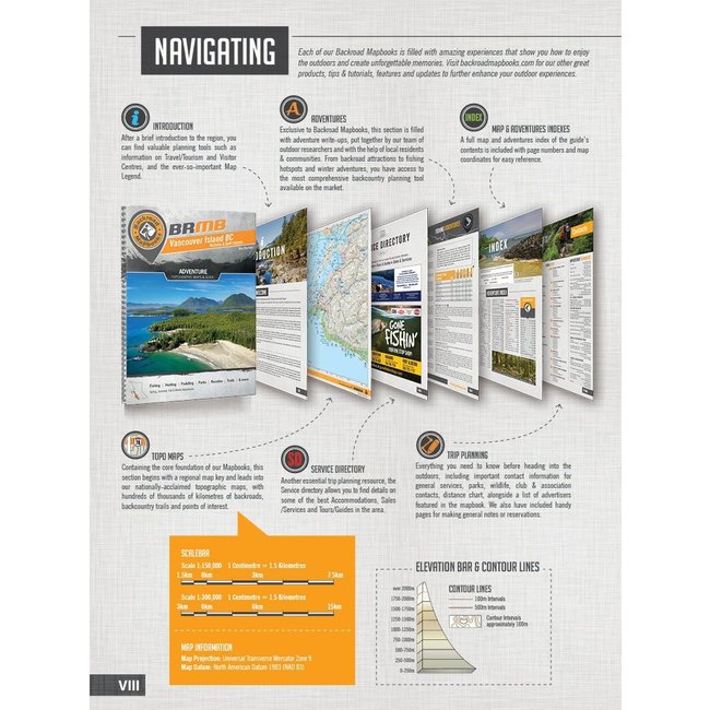Backroad Mapbooks Vancouver Island BC - Victoria & Gulf Islands - 9th Edition