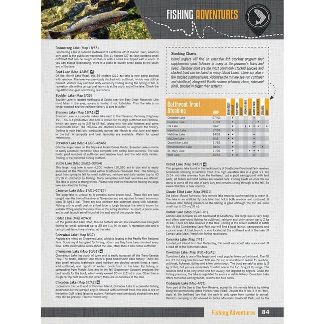 Backroad Mapbooks Vancouver Island BC - Victoria & Gulf Islands - 9th Edition