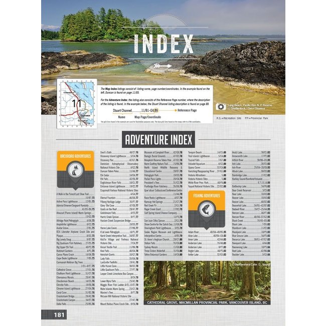 Backroad Mapbooks Vancouver Island BC - Victoria & Gulf Islands - 9th Edition