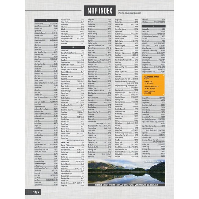 Backroad Mapbooks Vancouver Island BC - Victoria & Gulf Islands - 9th Edition