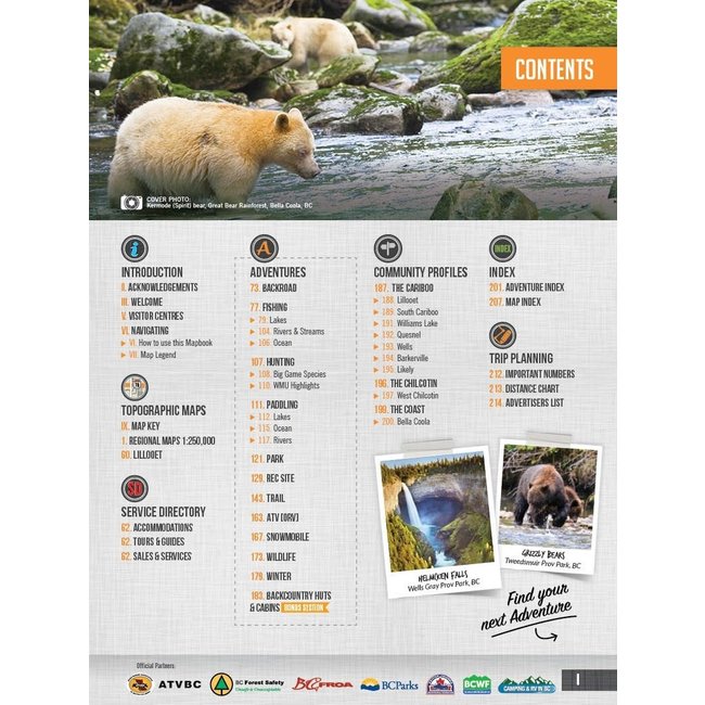 Backroad Mapbooks Cariboo Chilcotin Coast BC - 5th Edition