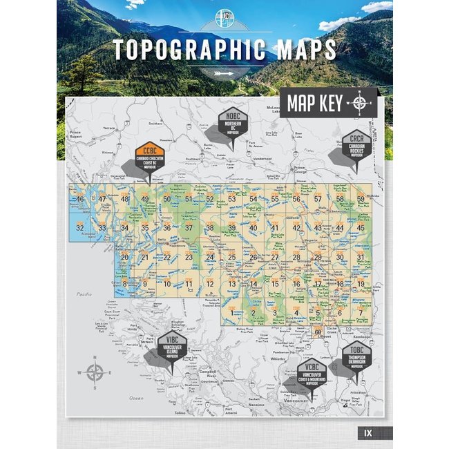 Backroad Mapbooks Cariboo Chilcotin Coast BC - 5th Edition