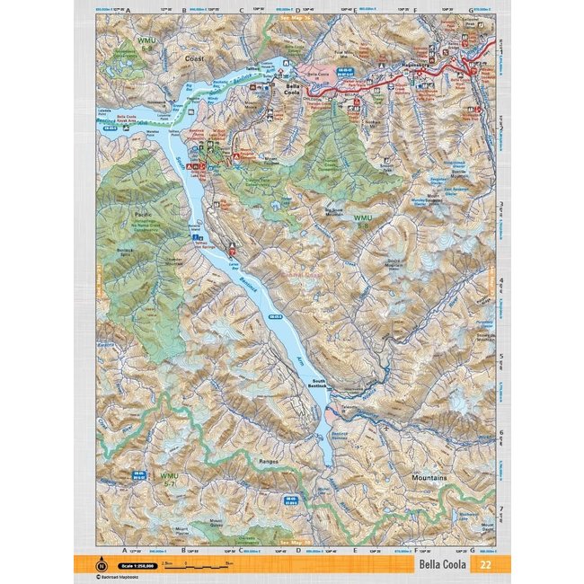 Backroad Mapbooks Cariboo Chilcotin Coast BC - 5th Edition
