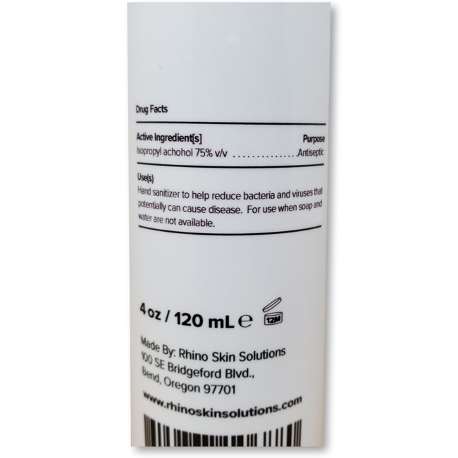 Rhino Skin Solutions Hand Sanitizer